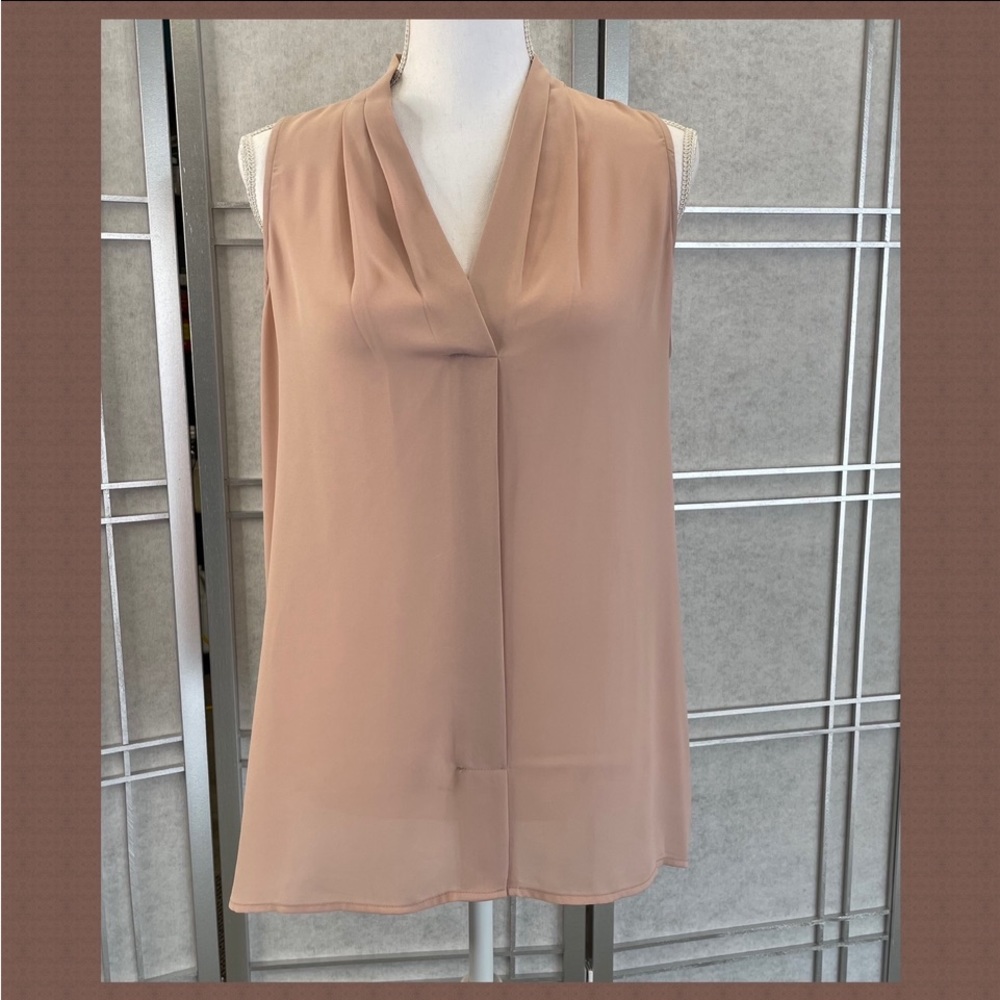 Violet & Claire Blush Pink Dress Tank Blouse, L